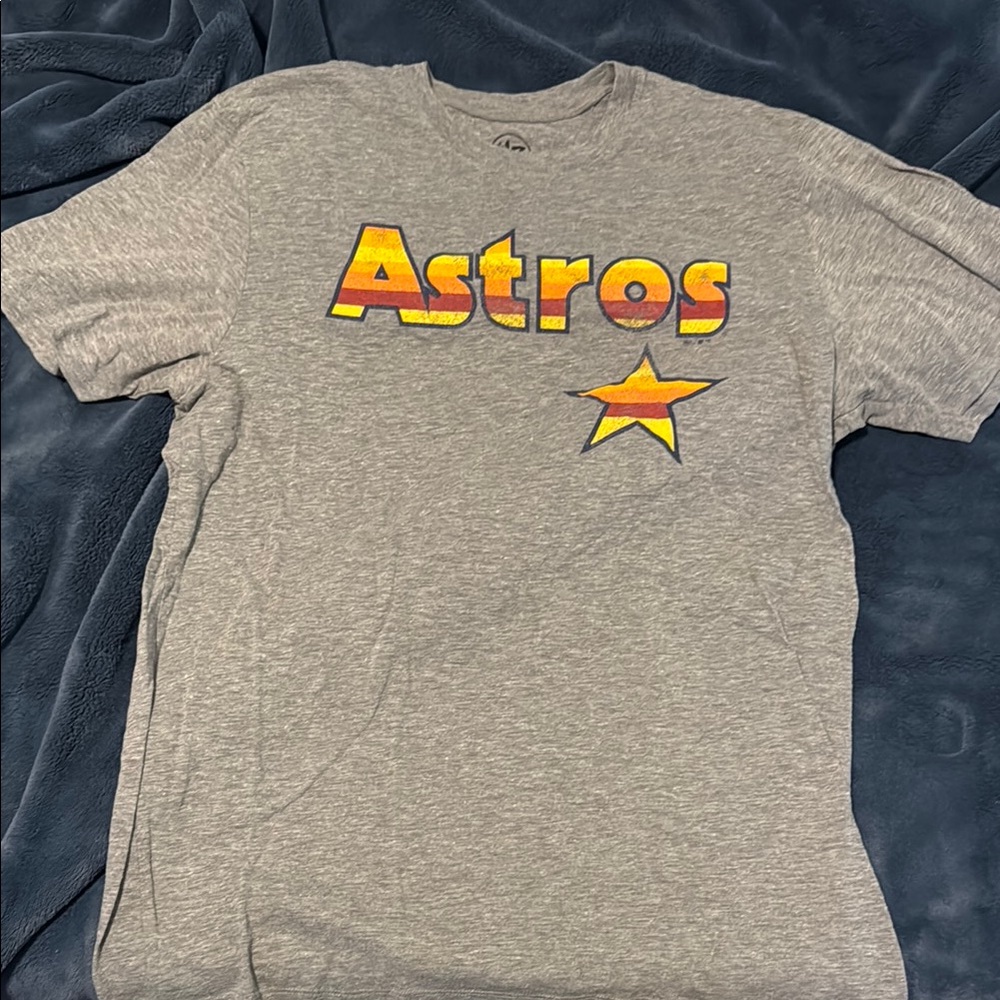 47 Gray Astros Short Sleeve Tee